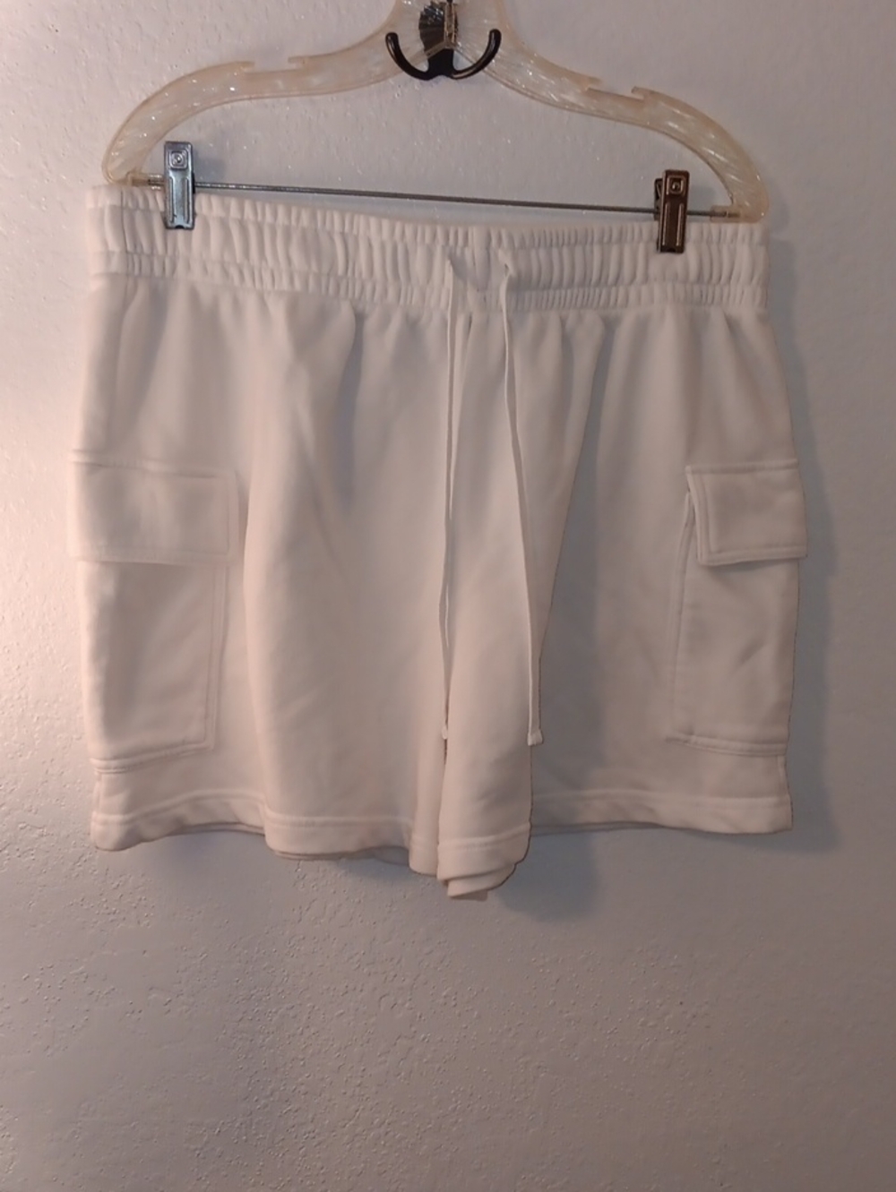 wild fable White Cargo Drawstring Sweat Shorts